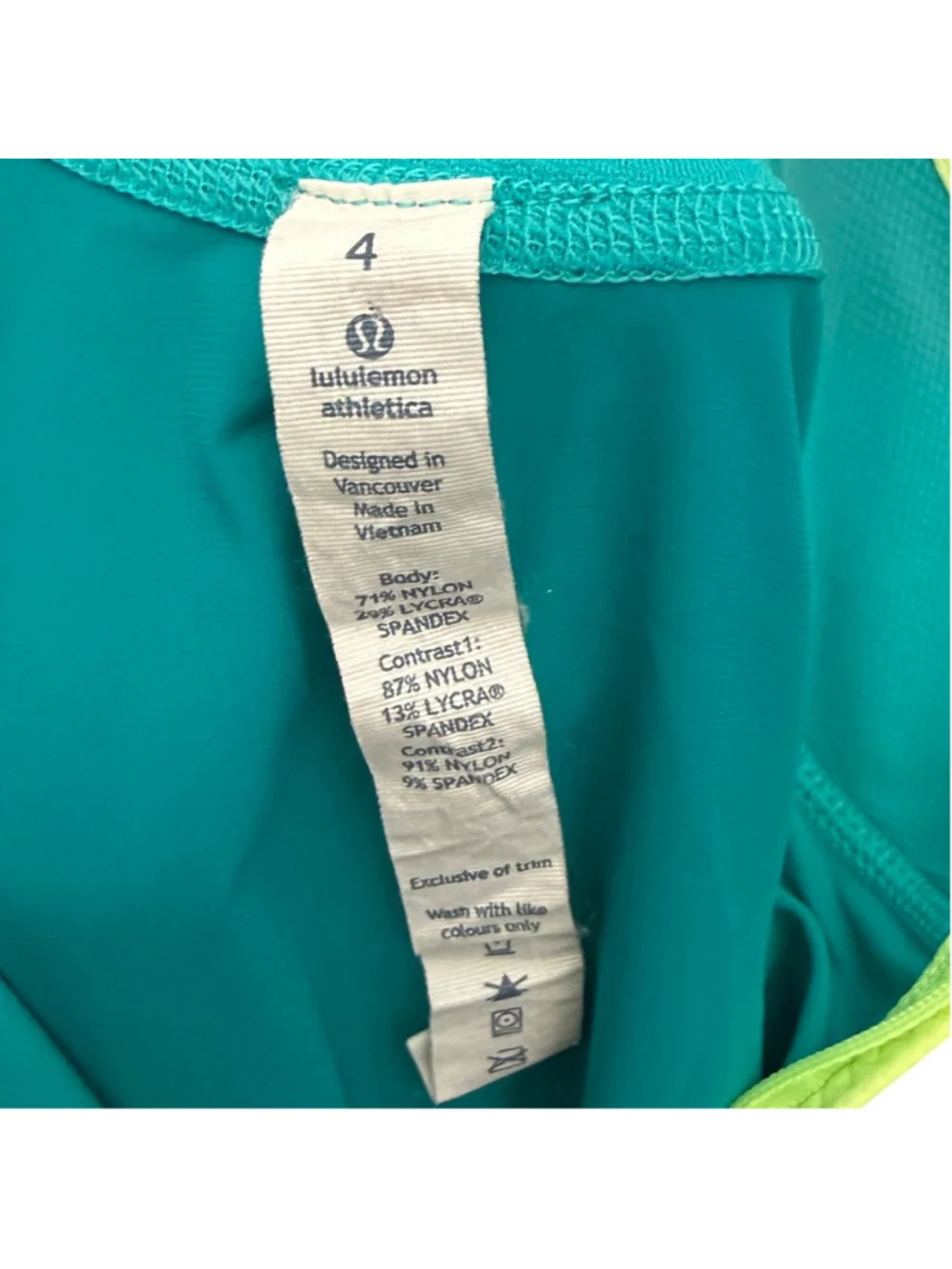 lululemon athletica lululemon teal
